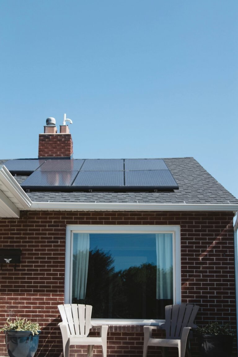 Solar panels on a residential roof, one way to lower your electric bill
