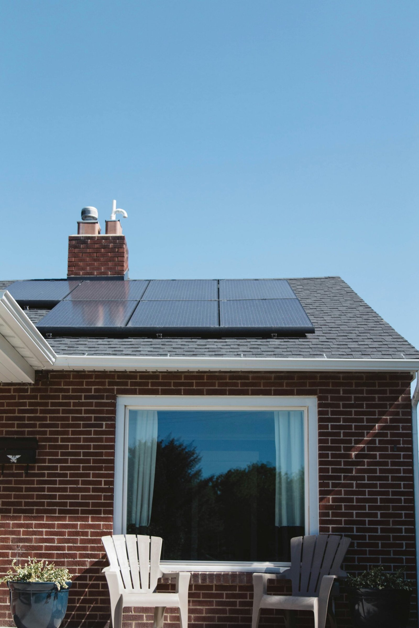 Solar panels on a residential roof, one way to lower your electric bill